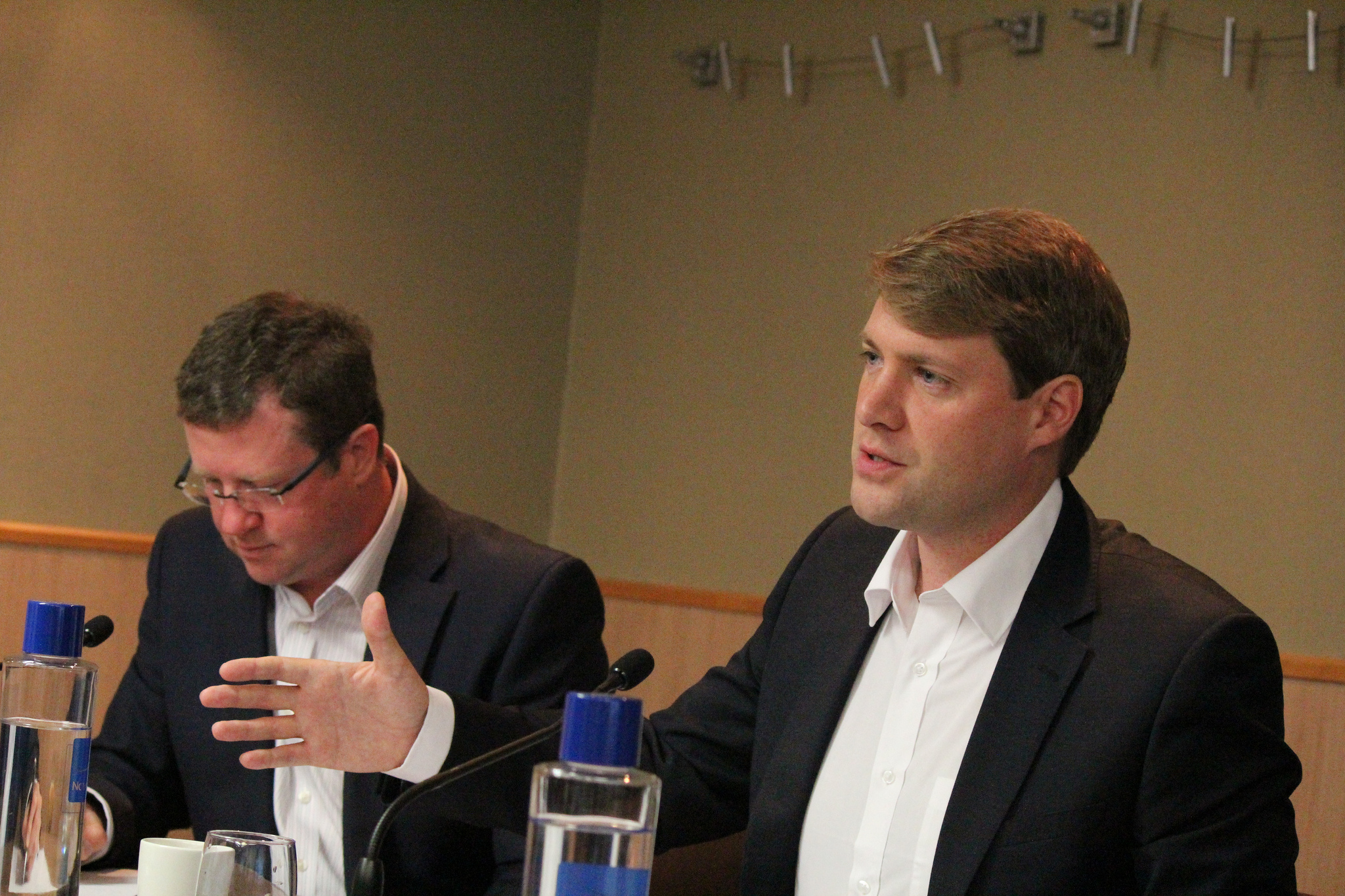 Chris Skidmore MP (right) and Circle Partnership's Steve Melton